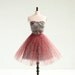 Angel - corset dress for Blythe or Licca. with hair clip in set. Handmade doll outfit by KarolinFelix