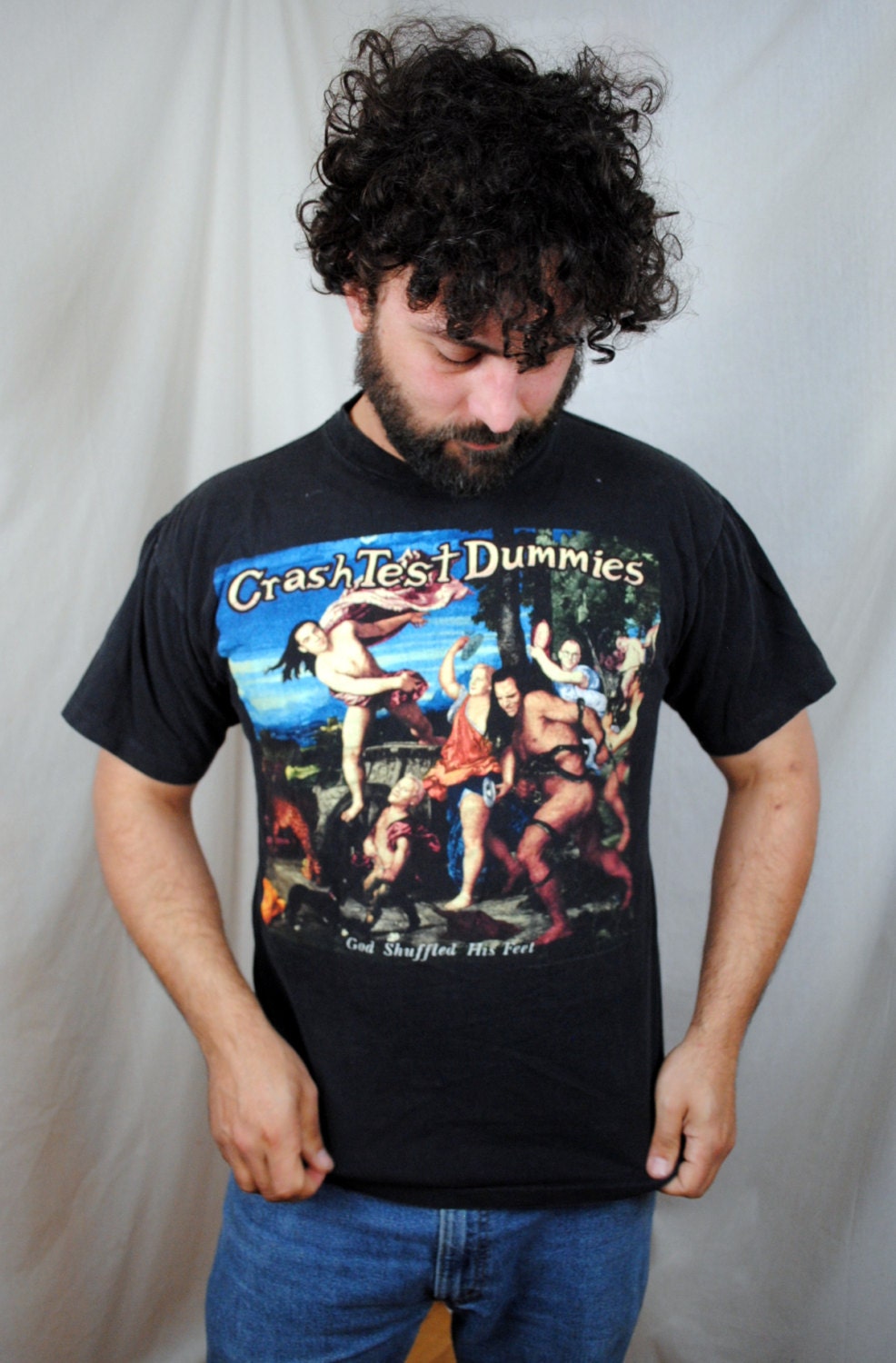 Vintage Crash Test Dummies 1994 Tour Tee Shirt by RogueRetro