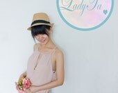 Beige Chiffon Maxi Dress, Long  Dress
