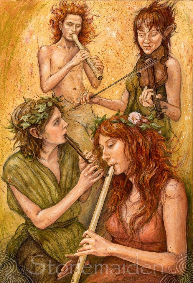 KIng Of The Faeries,  print  (21x29.7cm)