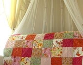 Rag Quilt - Kiddie Size - Princess Once Upon a Time - Handmade, Unique, Reversible - READY TO SHIP