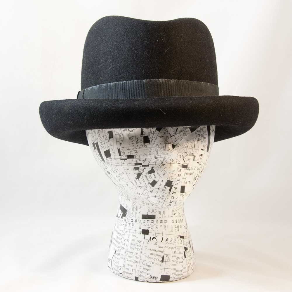 Black Men's Homburg - Bogart - Made to Order