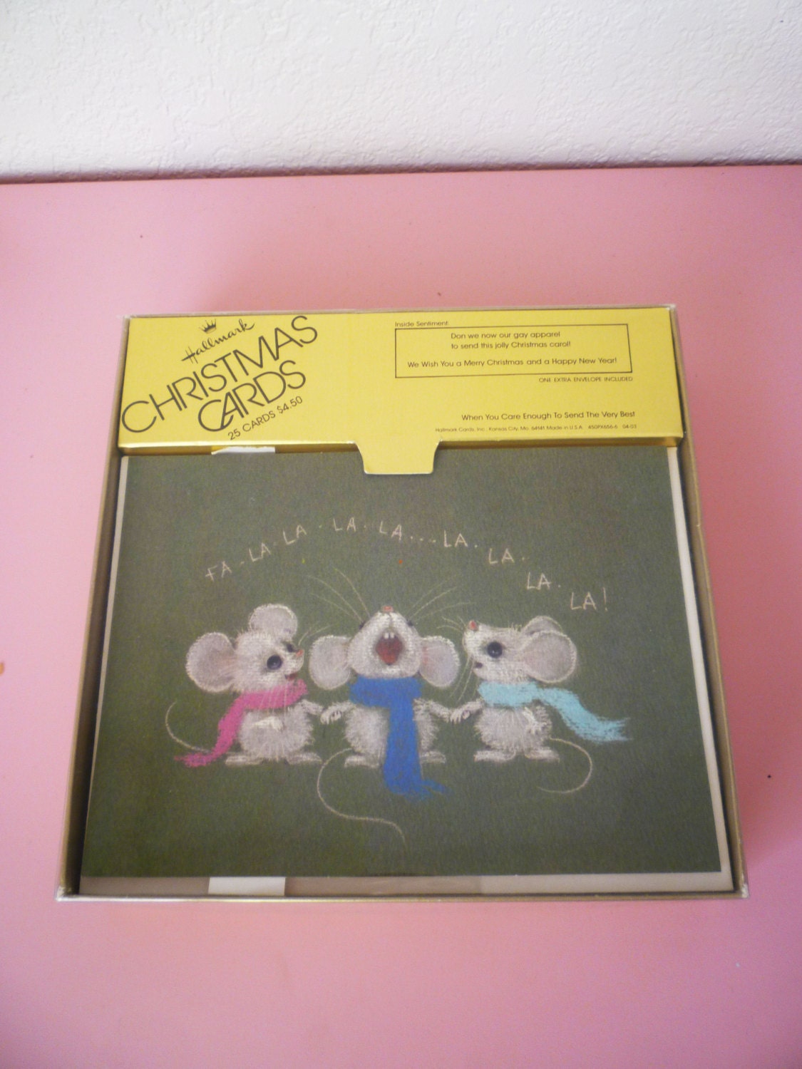 Vintage Singing Mice Holiday Cards, Hallmark