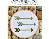 INSTANT DOWNLOAD Arrows Cross Stitch Pattern
