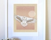 White Eagle - Illustration Print 8" x12"