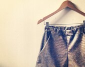Faux leather shorts. Brown leather shorts. Brown shorts. Shorts with pockets. Snakeskin print shorts.High waist shorts.