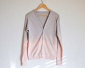 Grey to Pink Desert Shadows Ombre Cardigan - KarinaManarin