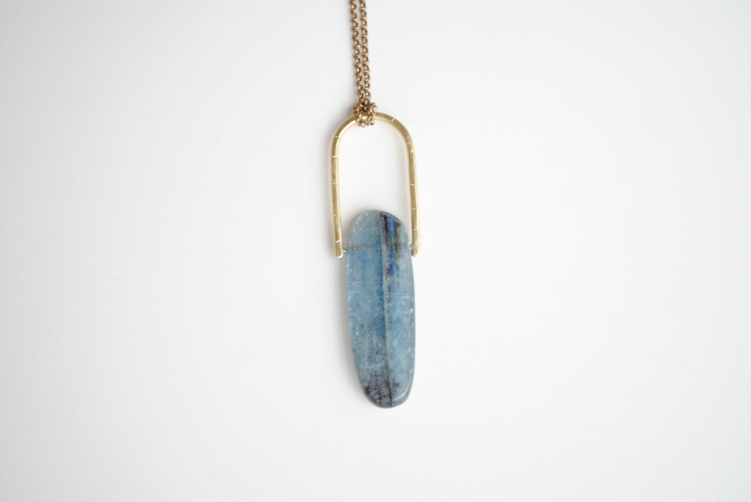Kyanite Blade Necklace 1A61