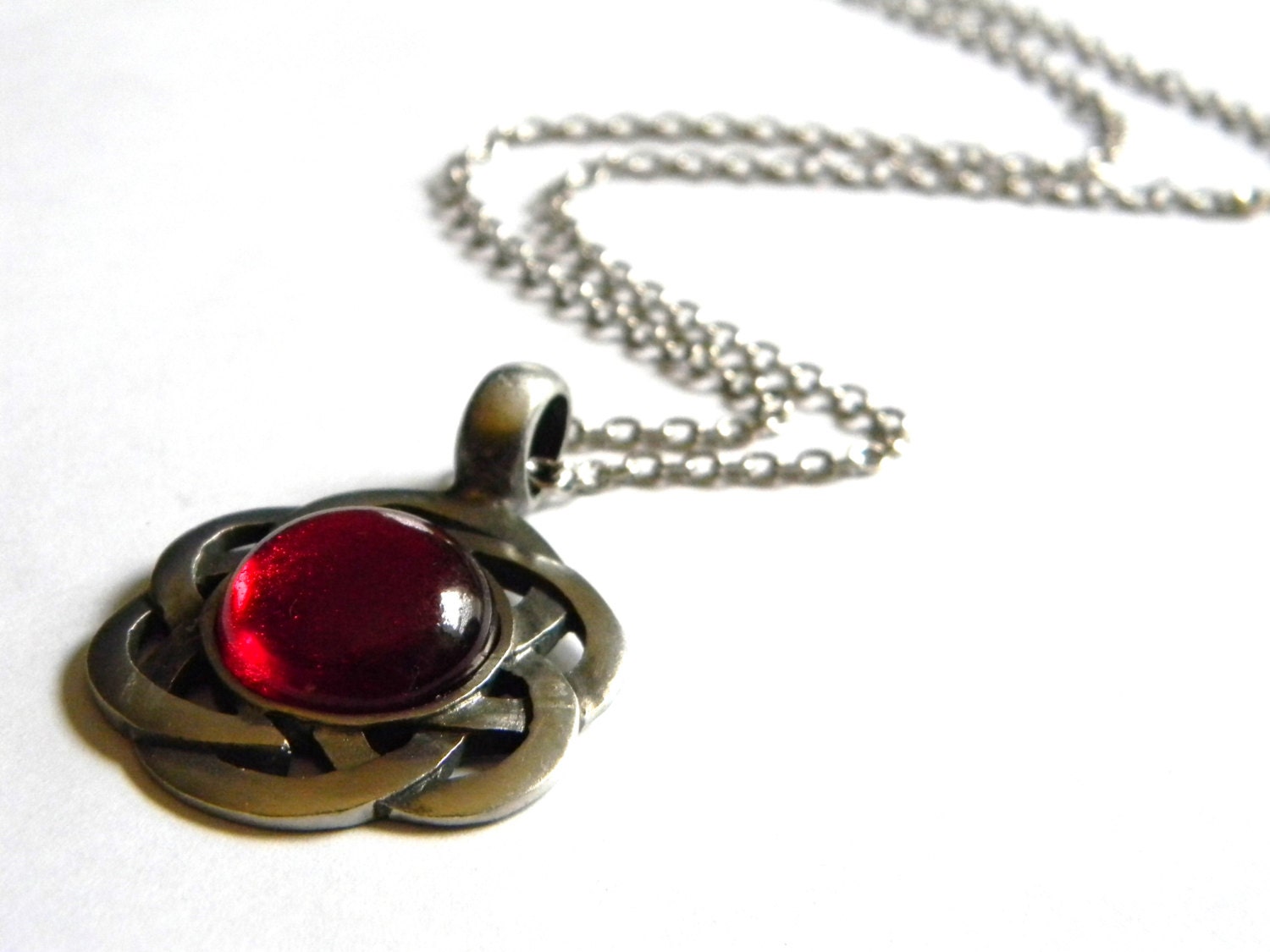 Uthur Amulet Necklace - Merlin Arthur Magic Sorcery Wizard - Troll - Polymer Clay - Handmade - Gifts Under 15, 20, 25