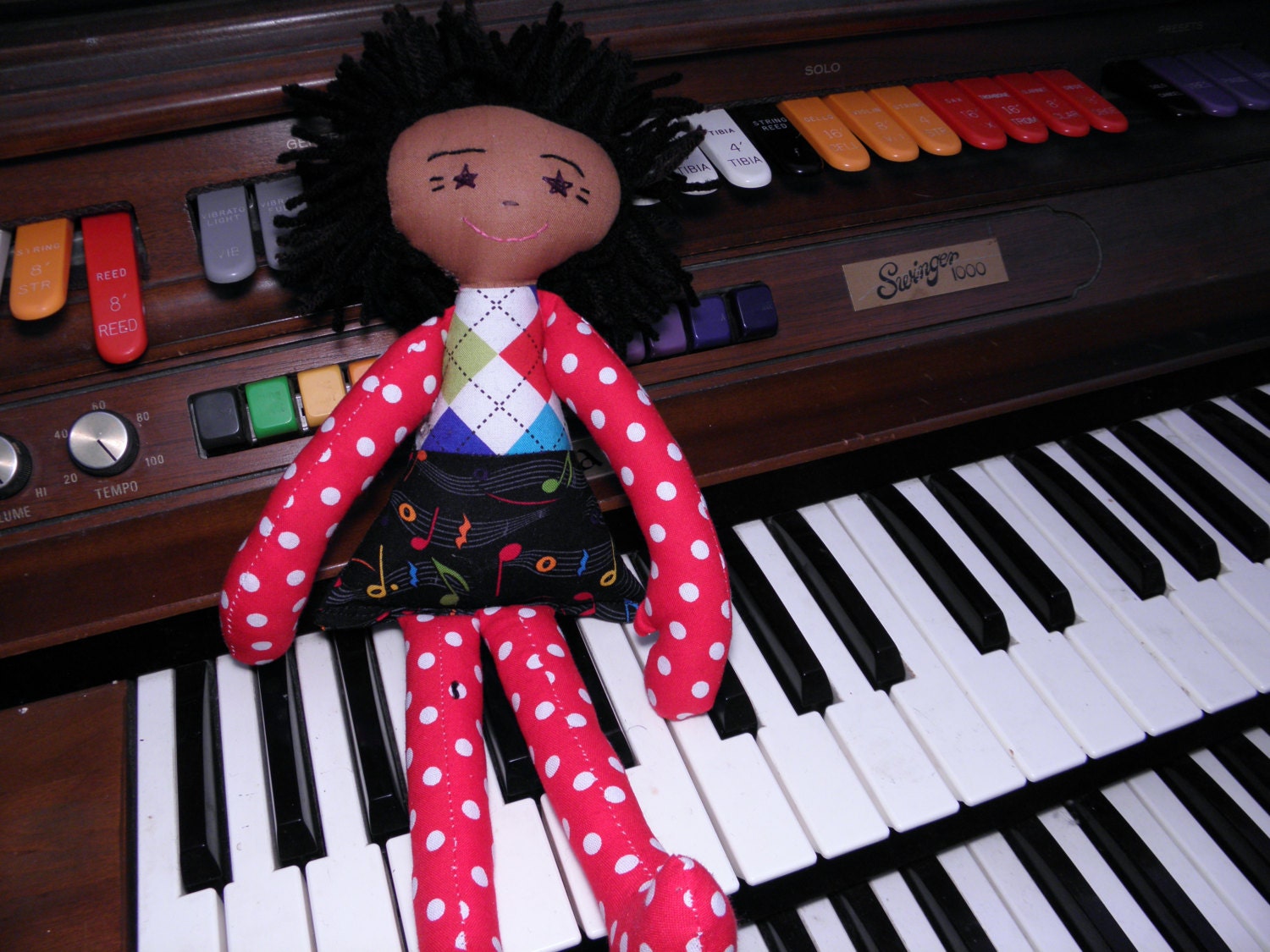 Music and a Smile  Little Rebel Rag Doll