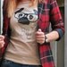 Cute Nerd Pug Wearing Glasses T-shirt