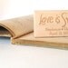 Love is Sweet. Custom Stamp. 1.5"x3" Wedding Favors. Made to Order