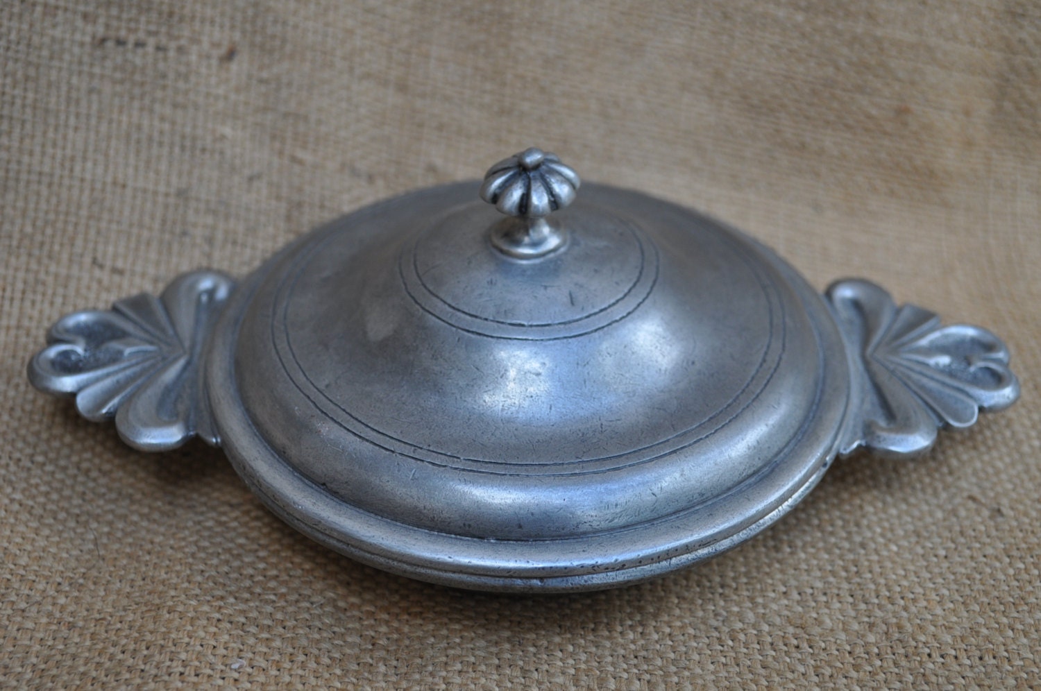 Vintage French Pewter - Ecuelle or Porringer - Les Etains de Paris