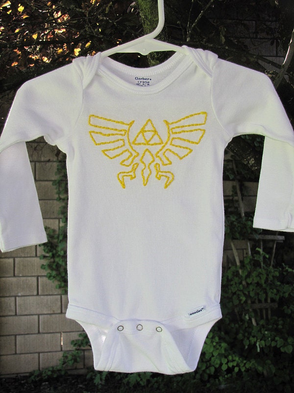 Zelda Royal Crest Baby Onesie