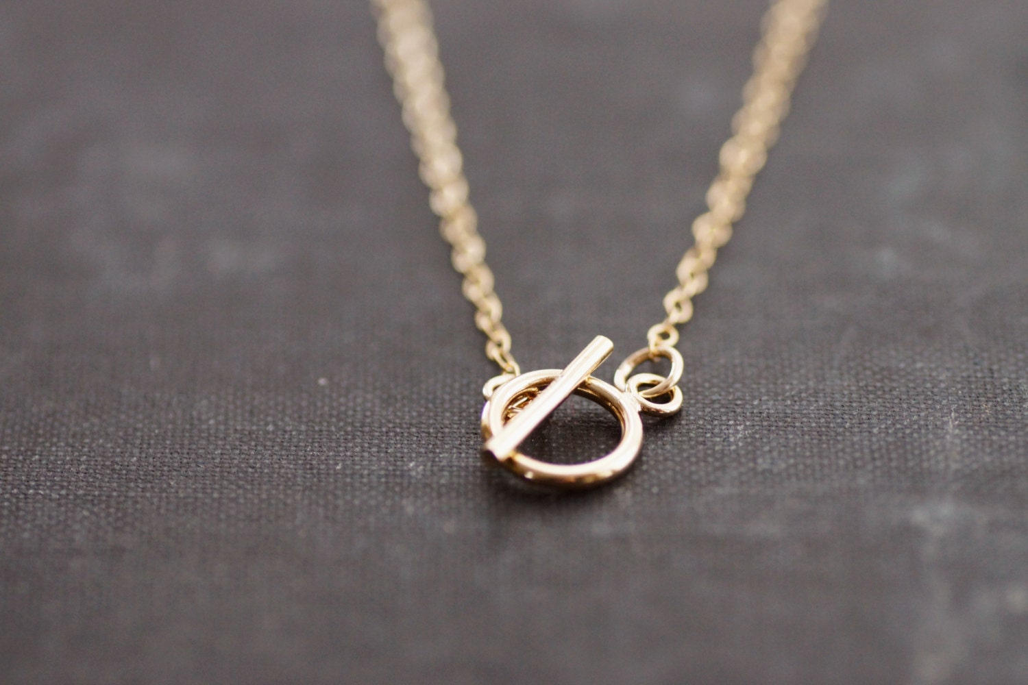 Toggle 14kt Gold Fill Chain Necklace