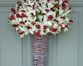 Spring Wreath - Summer Wreath - Summer Door Wreath