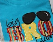 Big Bro Aviators Tee - Great BABY ANNOUNCEMENT Shirt