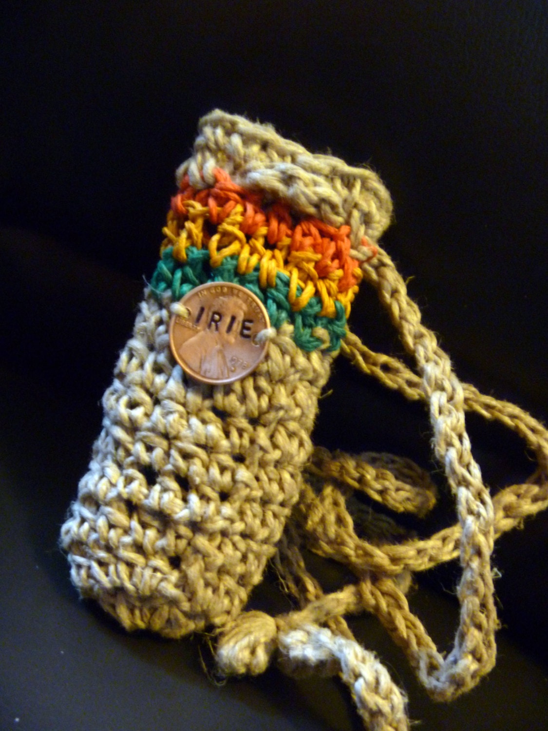 Hemp Drawstring Pouch Small Irie Penny