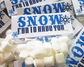 Winter Wonderland PRINTABLE Party Birthday Favor Tags by Love The Day