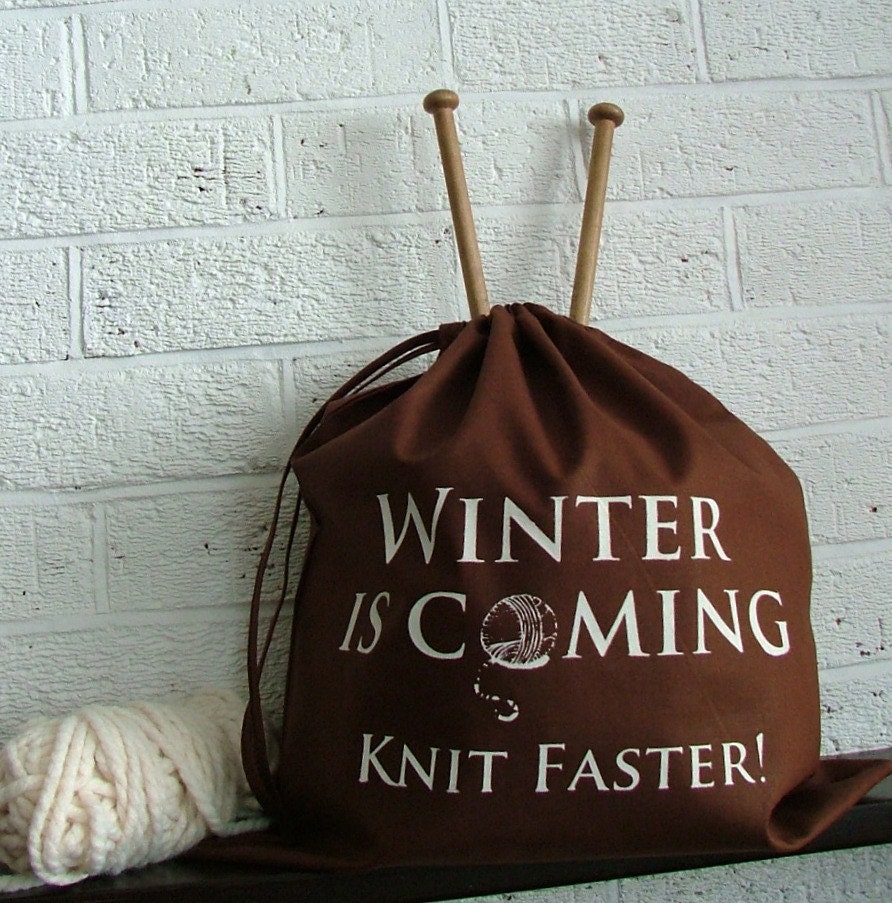 Knitting project bag - Kelly Connor Designs
