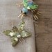 v i n t a g e insect brooch, butterfly, bee