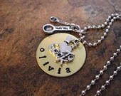 Personalized Jewelry, Hand Stamped Jewelry, Cooking Necklace, Chef Necklace, Baker's Necklace, I Love to Cook Jewelry