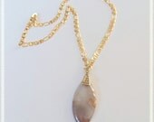 Mexican Agate Semi-precious gemstone necklace