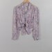 Vintage 80's 90's Pastel Watercolor Striped Blouse