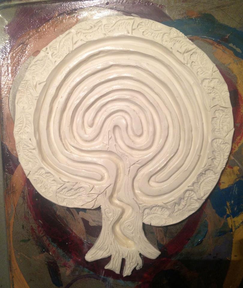 Paint it Yourself Labyrinths - "Tree of Life" Model