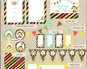 Little Monkey Gender Neutral Baby Shower Printable Kit Il_170x135