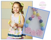 Cabbage Rose Chunky Necklace MTM MJ Good Hart