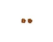 LOW STOCK Petite Golden Rose Stud Earrings