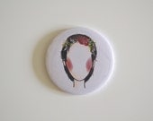 Spring is in the Hair Rosey Illustrated Pocket Mirror