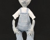 Little Zombie Boy Art Doll OOAK - Charlie