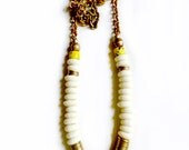 yellow jacket necklace
