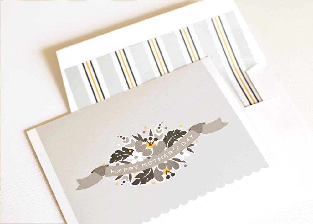 Mother's Day Card // Card for Mom // BOUQUET