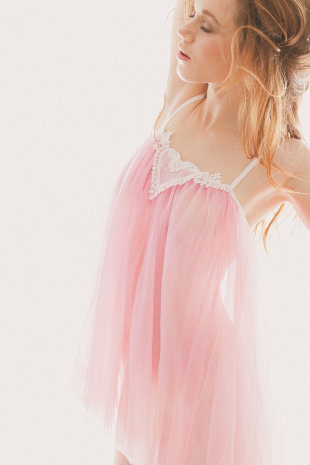 Romantic retro babydoll nightie