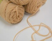 Vintage Knitting Yarn, Knitting Notions, Crafts, Crochet Yarn, Sayelle Yarn from Sears, Knitting Supplies, Beige Yarn