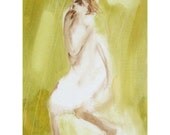 SUMMER original painting oil 6"x 8"