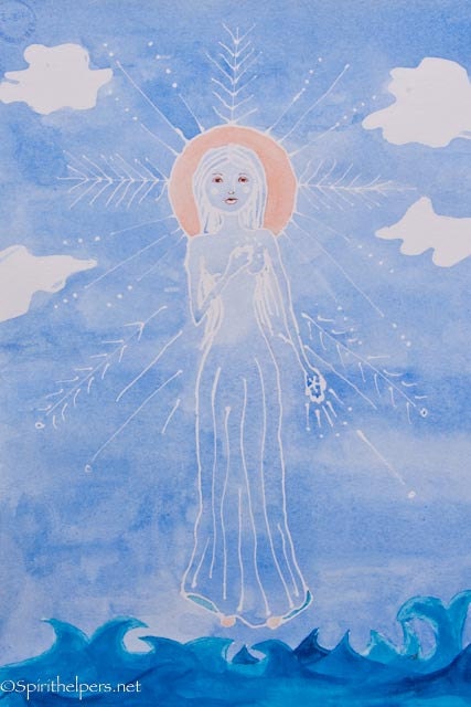 Ocean Angel Greeting Card