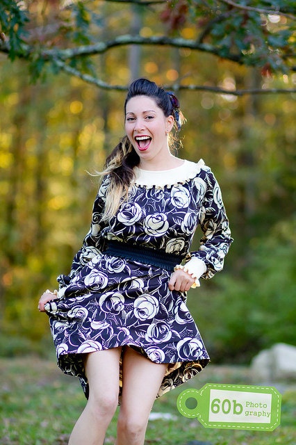 vintage goldworm "" italian designer ruffled shift dress