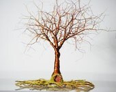 The House of Hobbit Inspired Handmade Wire Tree Sculpture