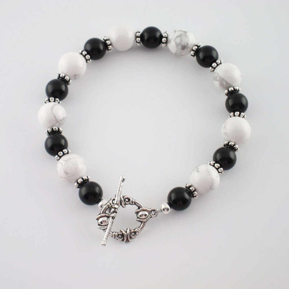 Night Sky Men's Natural Gemstone Bracelet