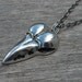 Bird Skull Necklace, Raven Skull Necklace, Crow Skull Necklace, Skull Necklace, Gothic Necklace, Gothic Jewelry, Bird Skull Jewelry,