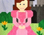 Princess Quilt pattern in 3 sizes.