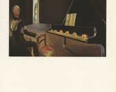 Composition Evocation of Lenin, Modern Art, Dali, Antique Print, USA, 1972