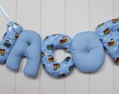 JACOB - Personalized Baby Name wall hanging, kids nursery decor. Perfect gift for a new baby boy. Christening or baby shower.