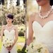 Pearl bridal Necklace chunky wedding necklace Swarovski pearl Crystal wedding necklace Wedding Jewelry rhinestone, Lillian