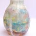 Pastel stoneware vase