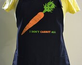 Unisex Full Apron / Vegetarian / Butcher Apron / BBQ Apron / Screen Print Apron / Adjustable Apron